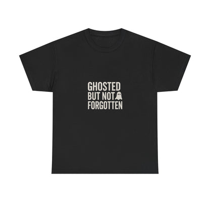 Ghosted But Not Forgotten™ | Retro-Spooky Ghost Graphic T-Shirt (Darks)