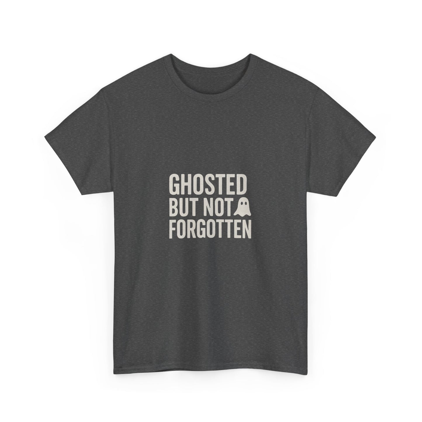 Ghosted But Not Forgotten™ | Retro-Spooky Ghost Graphic T-Shirt (Darks)