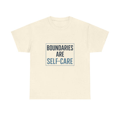 Boundaries Are Self-Care | Mental Health Awareness T-Shirt | Lights