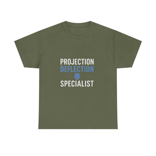 Projection Deflection Specialist Tee – Narc Humor Edition | Darks