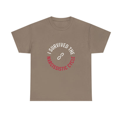 I Survived the Narcissistic Cycle – Empowerment Statement T-Shirt | Dark