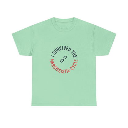 I Survived the Narcissistic Cycle – Empowerment Statement T-Shirt | Lights