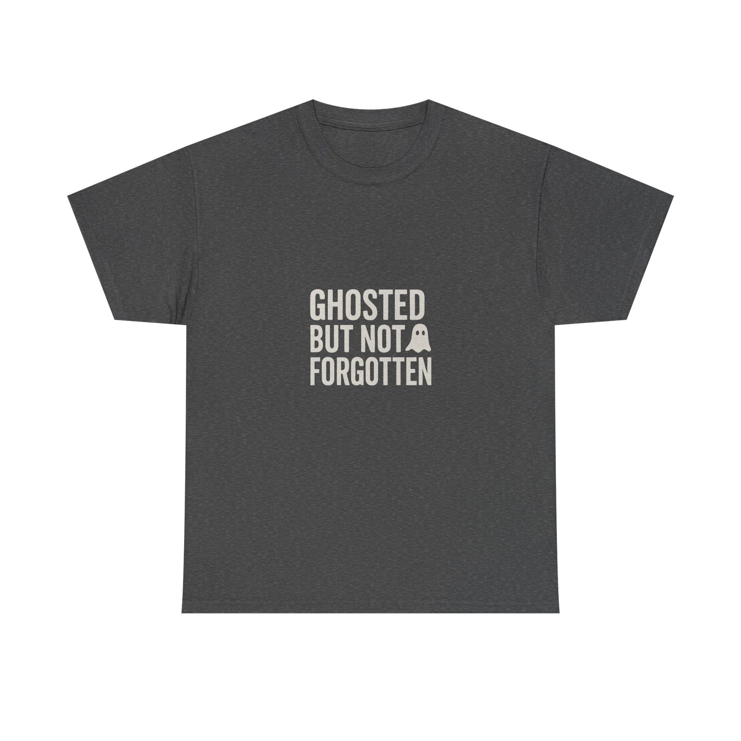 Ghosted But Not Forgotten™ | Retro-Spooky Ghost Graphic T-Shirt (Darks)