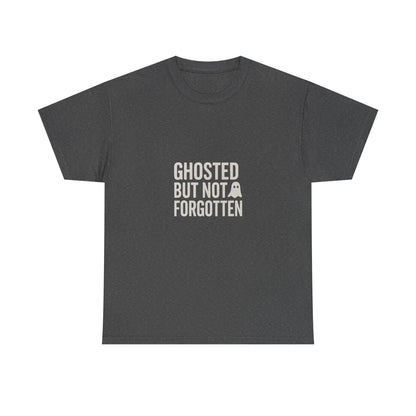 Ghosted But Not Forgotten™ | Retro-Spooky Ghost Graphic T-Shirt (Darks)