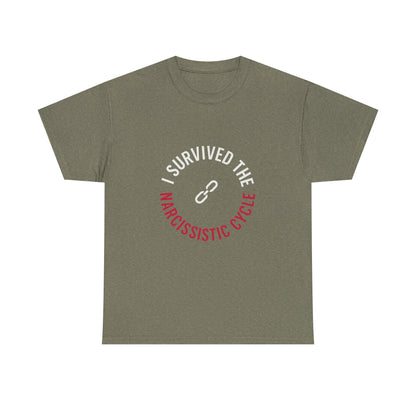 I Survived the Narcissistic Cycle – Empowerment Statement T-Shirt | Dark