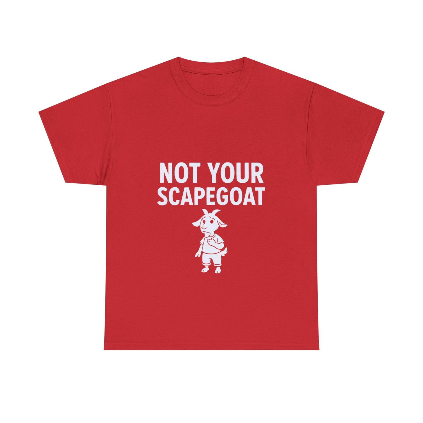 Not Your Scapegoat | Bold Mental Health & Narcissism Recovery Tee