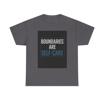Boundaries Are Self-Care | Mental Health Awareness T-Shirt | Dark