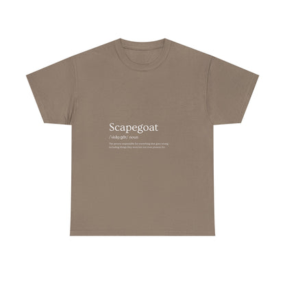 Scapegoat Definition Tee – Funny Dysfunctional Family Blame Collector Shirt