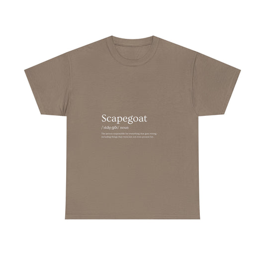 Scapegoat Definition Tee – Funny Dysfunctional Family Blame Collector Shirt