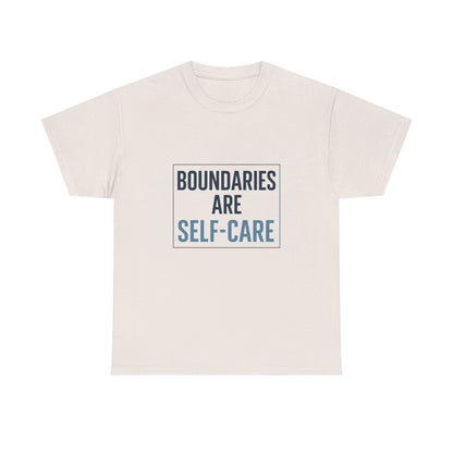 Boundaries Are Self-Care | Mental Health Awareness T-Shirt | Lights