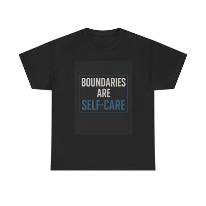 Boundaries Are Self-Care | Mental Health Awareness T-Shirt | Dark
