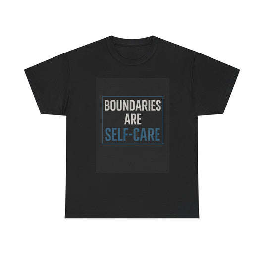 Boundaries Are Self-Care | Mental Health Awareness T-Shirt | Dark