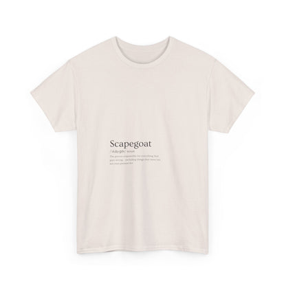 Scapegoat Definition Tee Light colors Edi – Funny Dysfunctional Family Blame Collector Shirt