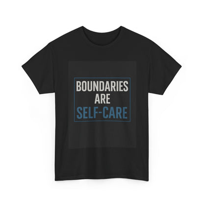Boundaries Are Self-Care | Mental Health Awareness T-Shirt | Dark