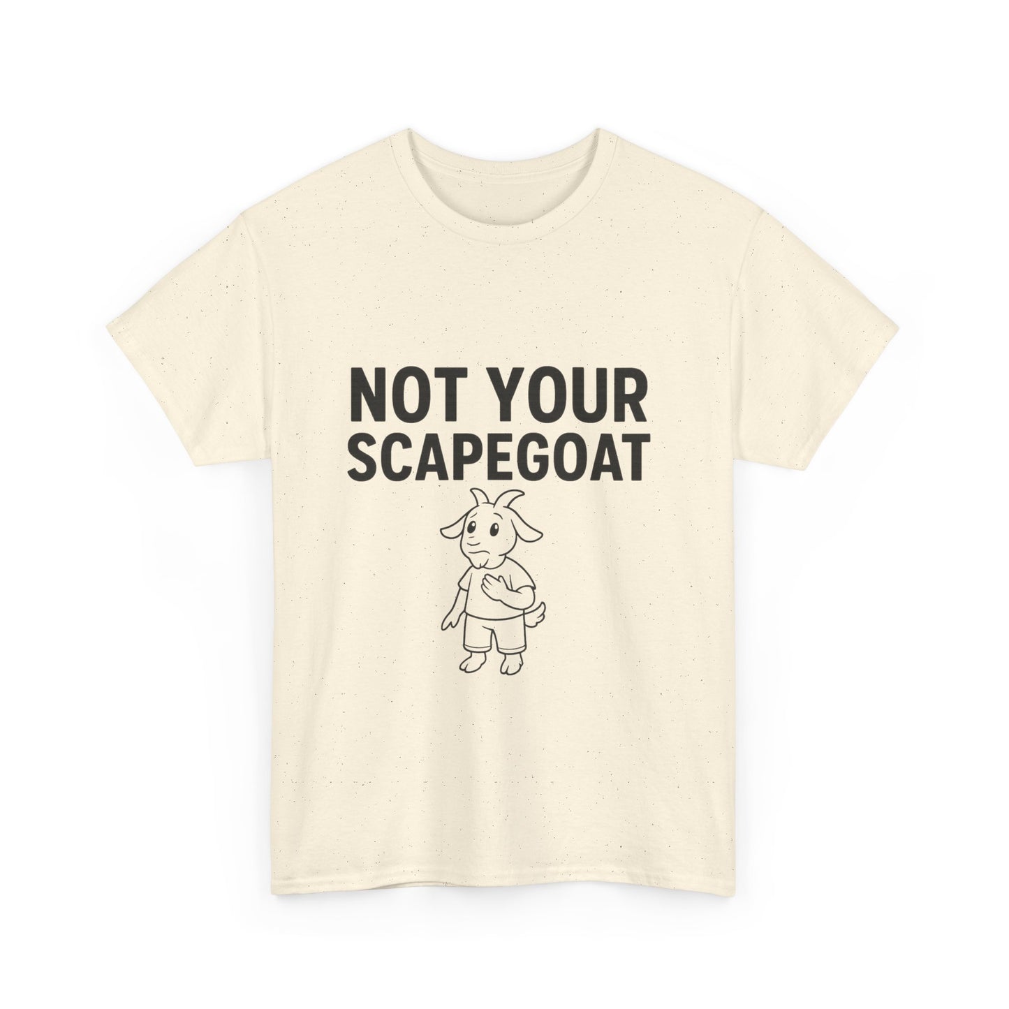Not Your Scapegoat White and Lights | Bold Mental Health & Narcissism Recovery Tee