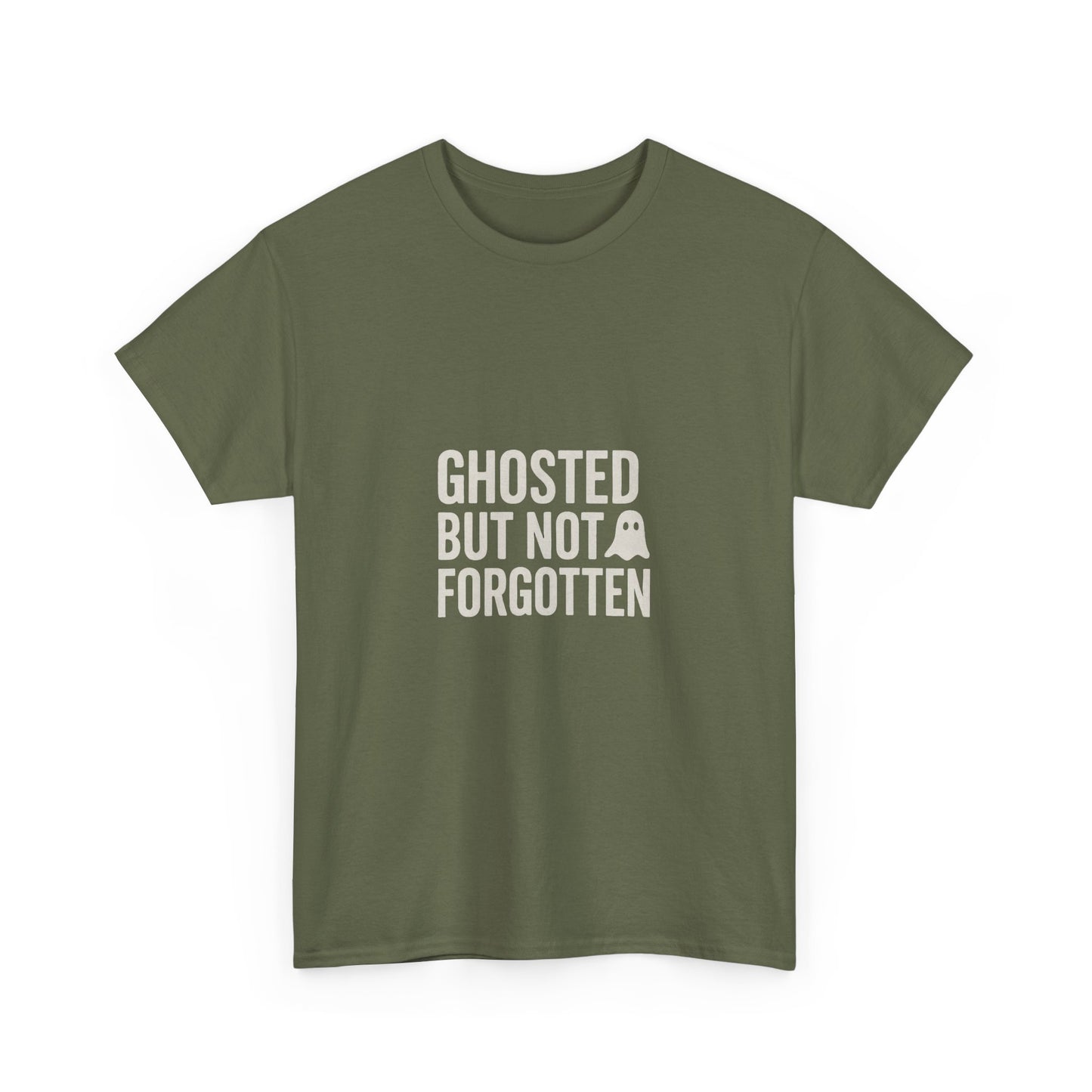 Ghosted But Not Forgotten™ | Retro-Spooky Ghost Graphic T-Shirt (Darks)