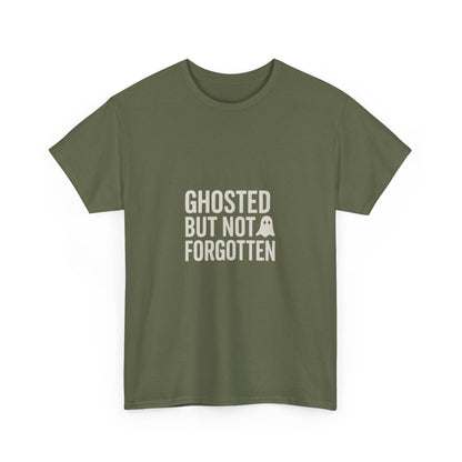 Ghosted But Not Forgotten™ | Retro-Spooky Ghost Graphic T-Shirt (Darks)