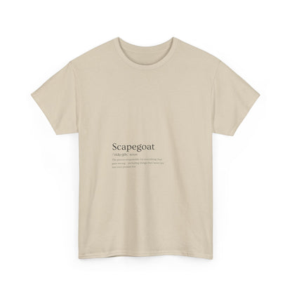 Scapegoat Definition Tee Light colors Edi – Funny Dysfunctional Family Blame Collector Shirt