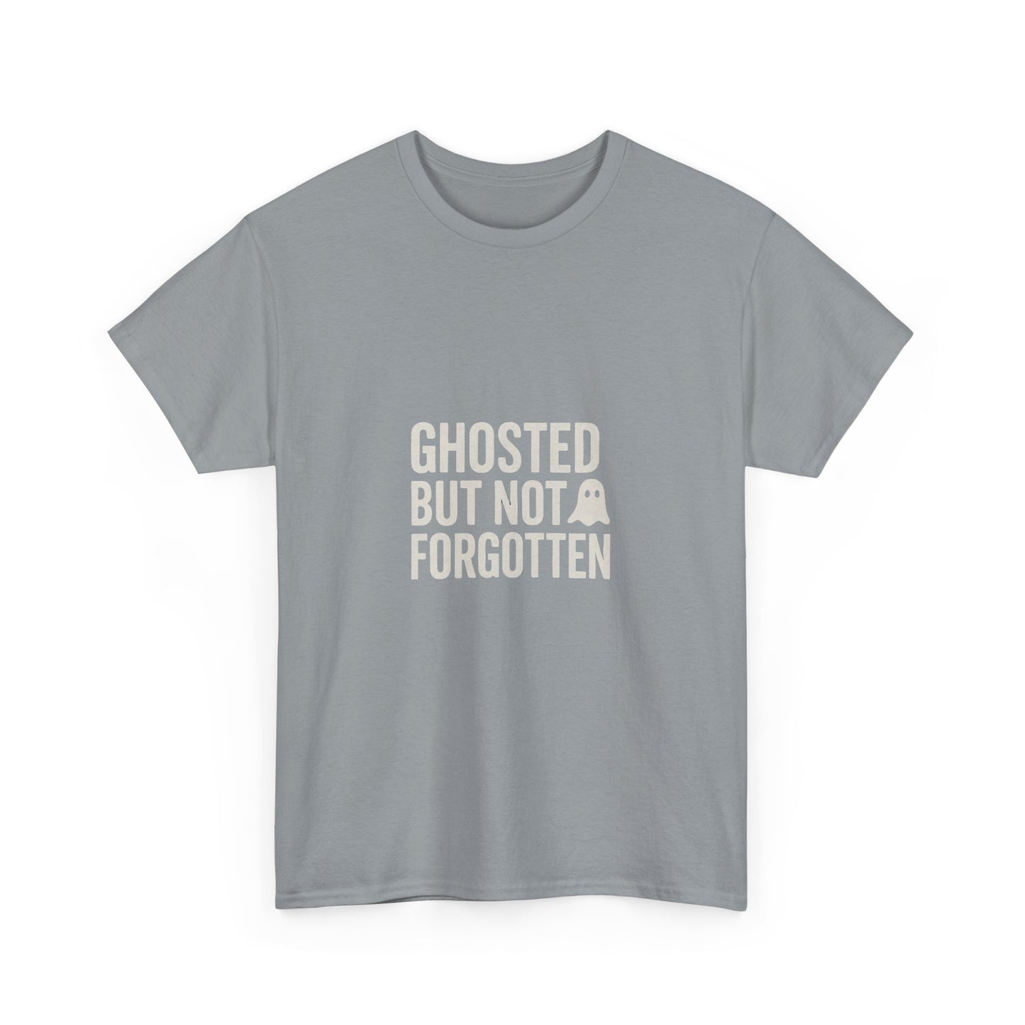 Ghosted But Not Forgotten™ | Retro-Spooky Ghost Graphic T-Shirt (Darks)