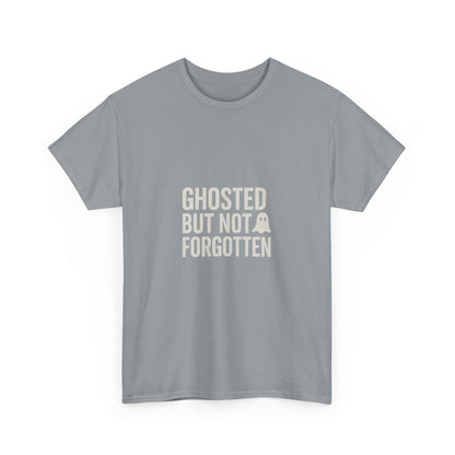 Ghosted But Not Forgotten™ | Retro-Spooky Ghost Graphic T-Shirt (Darks)