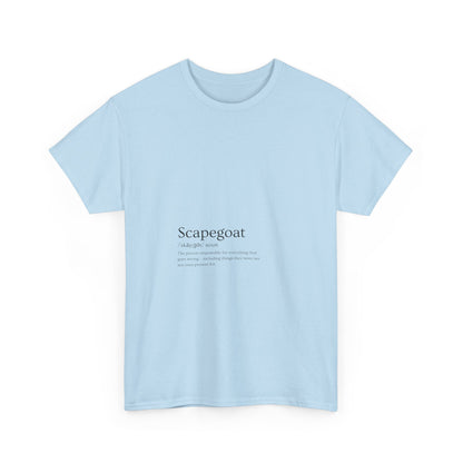 Scapegoat Definition Tee Light colors Edi – Funny Dysfunctional Family Blame Collector Shirt