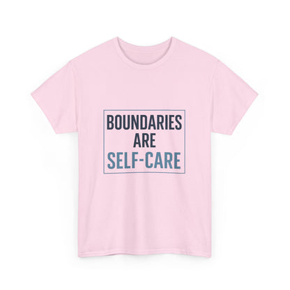 Boundaries Are Self-Care | Mental Health Awareness T-Shirt | Lights
