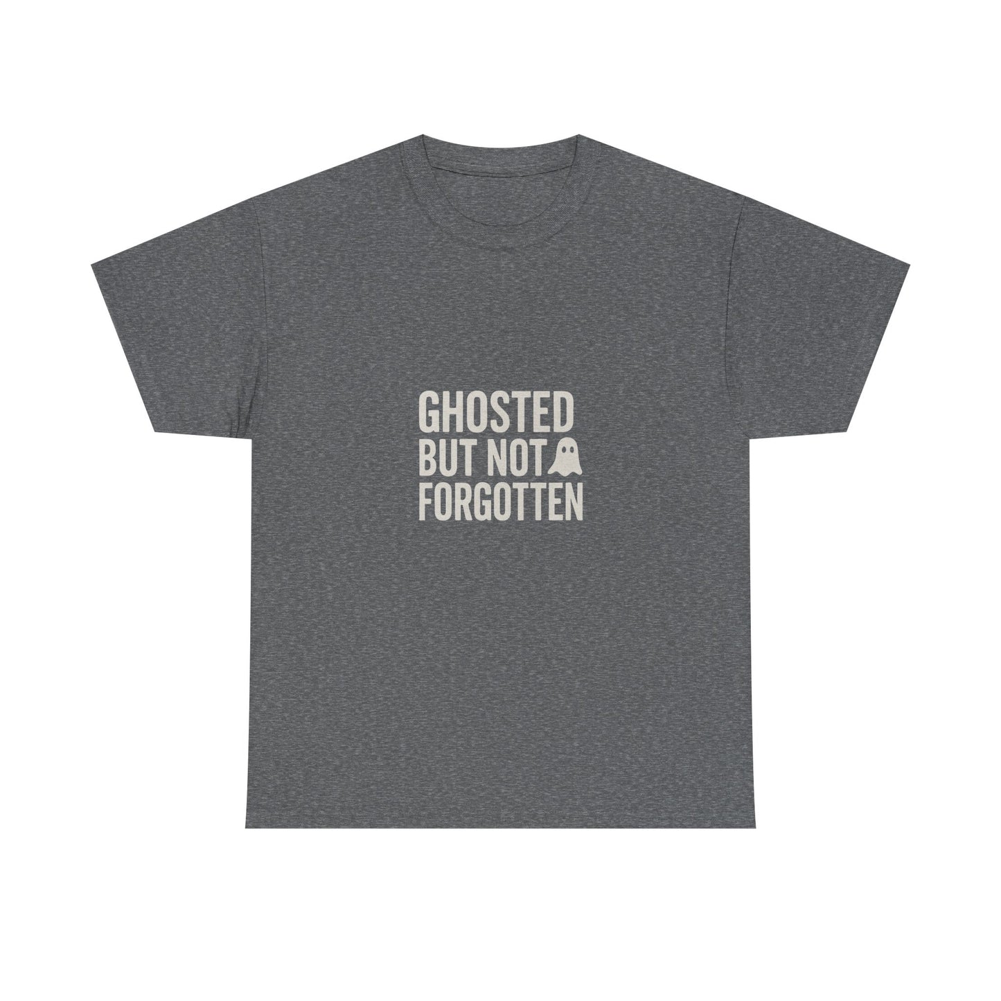 Ghosted But Not Forgotten™ | Retro-Spooky Ghost Graphic T-Shirt (Darks)
