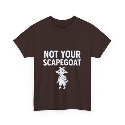 Not Your Scapegoat | Bold Mental Health & Narcissism Recovery Tee