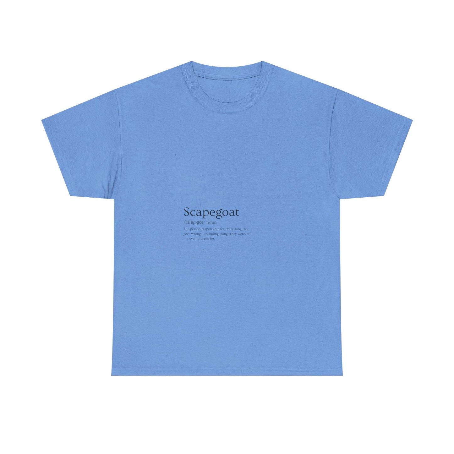 Scapegoat Definition Tee Light colors Edi – Funny Dysfunctional Family Blame Collector Shirt