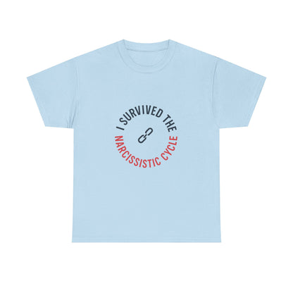 I Survived the Narcissistic Cycle – Empowerment Statement T-Shirt | Lights