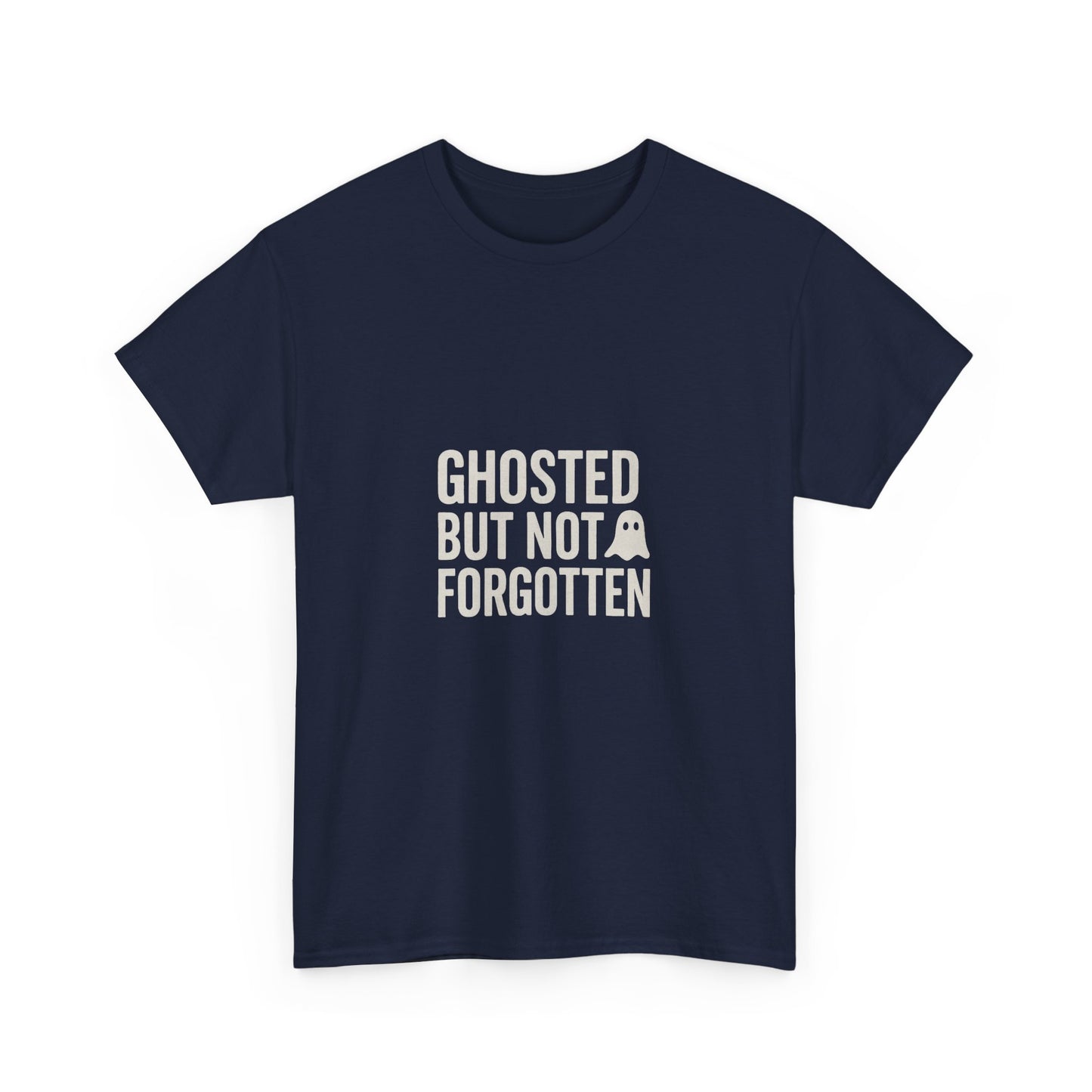 Ghosted But Not Forgotten™ | Retro-Spooky Ghost Graphic T-Shirt (Darks)