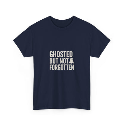 Ghosted But Not Forgotten™ | Retro-Spooky Ghost Graphic T-Shirt (Darks)