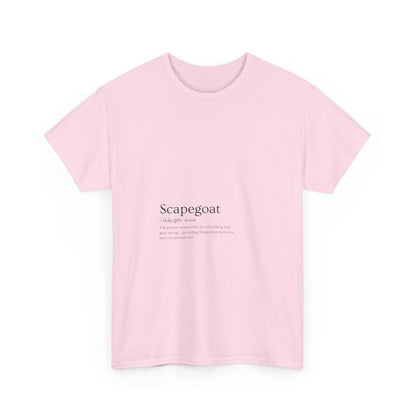 Scapegoat Definition Tee Light colors Edi – Funny Dysfunctional Family Blame Collector Shirt