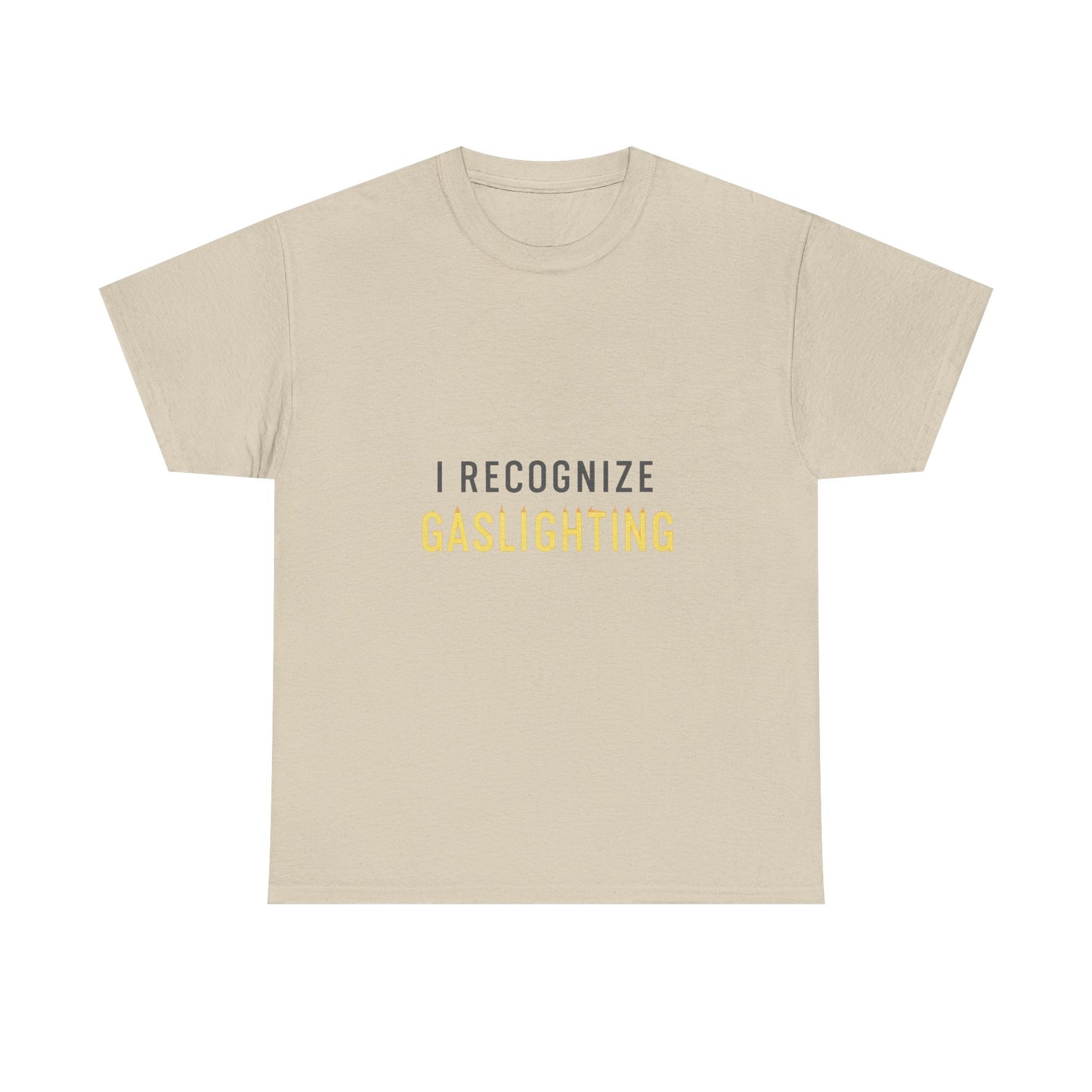 I Recognize Gaslighting – Anti-Gaslighting Awareness Tee | Lights | Narcissist Recovery Shirt