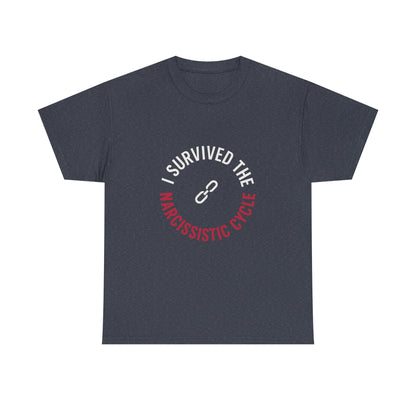 I Survived the Narcissistic Cycle – Empowerment Statement T-Shirt | Dark