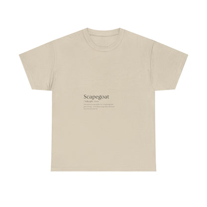 Scapegoat Definition Tee Light colors Edi – Funny Dysfunctional Family Blame Collector Shirt