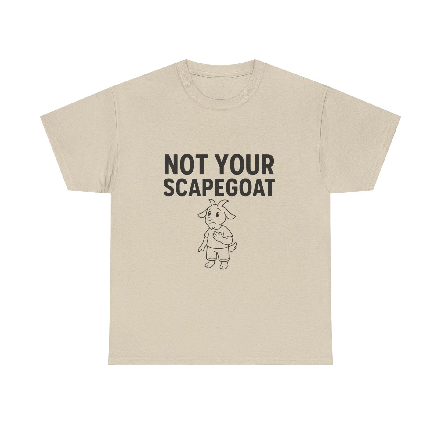 Not Your Scapegoat White and Lights | Bold Mental Health & Narcissism Recovery Tee