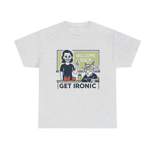 Back To School Madness | Irony 101 | T-Shirt | Lights