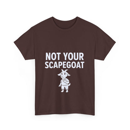 Not Your Scapegoat | Bold Mental Health & Narcissism Recovery Tee
