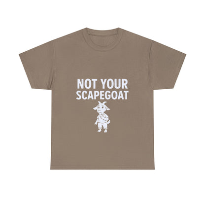 Not Your Scapegoat | Bold Mental Health & Narcissism Recovery Tee