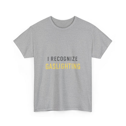 I Recognize Gaslighting – Anti-Gaslighting Awareness Tee | Lights | Narcissist Recovery Shirt
