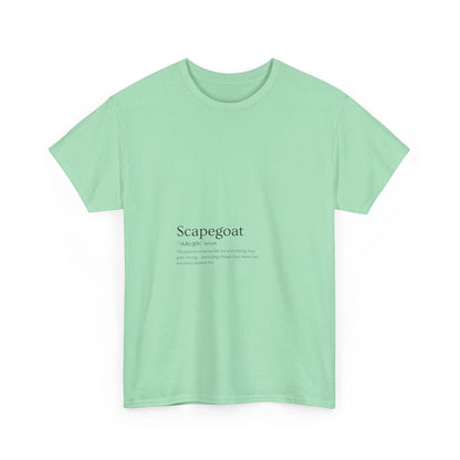 Scapegoat Definition Tee Light colors Edi – Funny Dysfunctional Family Blame Collector Shirt