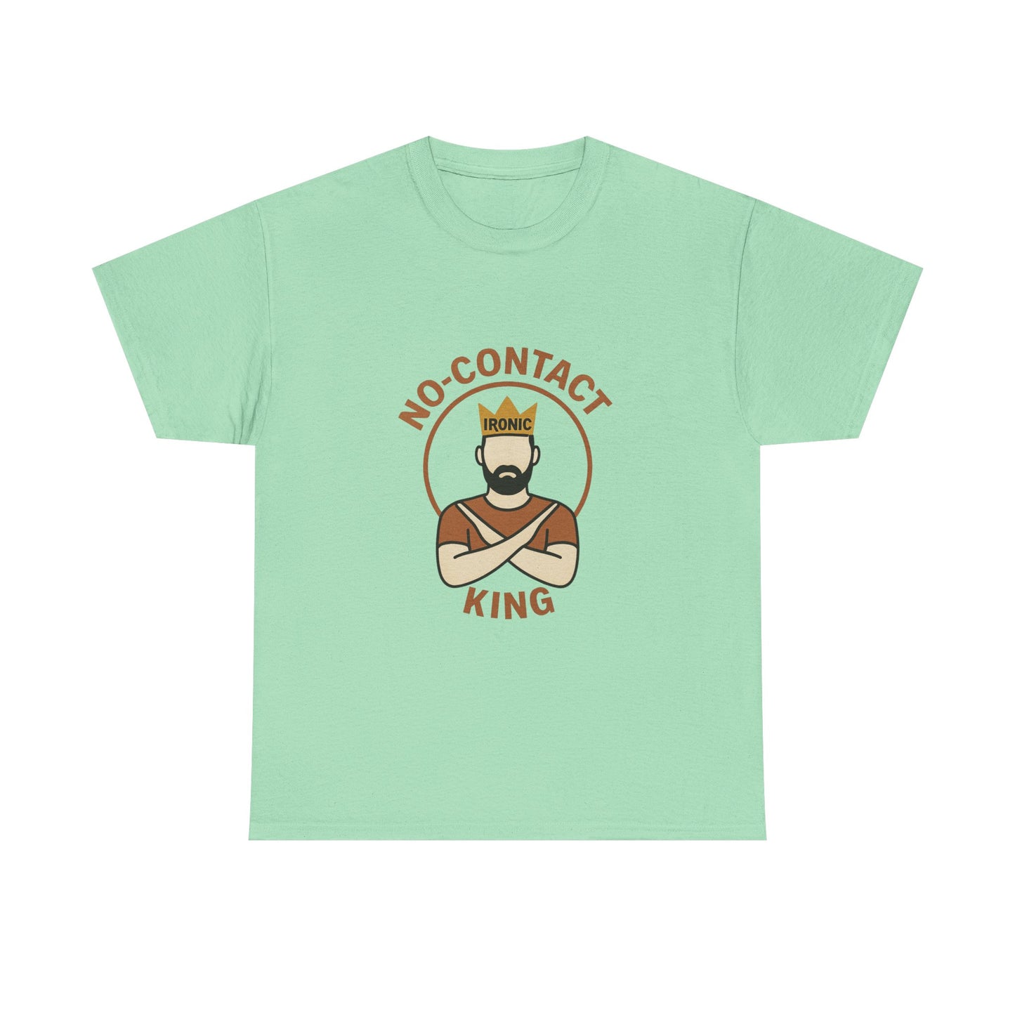No-Contact King  – Narcissistic Survivor Tee | Lights