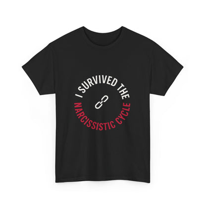 I Survived the Narcissistic Cycle – Empowerment Statement T-Shirt | Dark