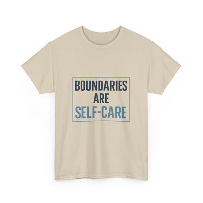 Boundaries Are Self-Care | Mental Health Awareness T-Shirt | Lights