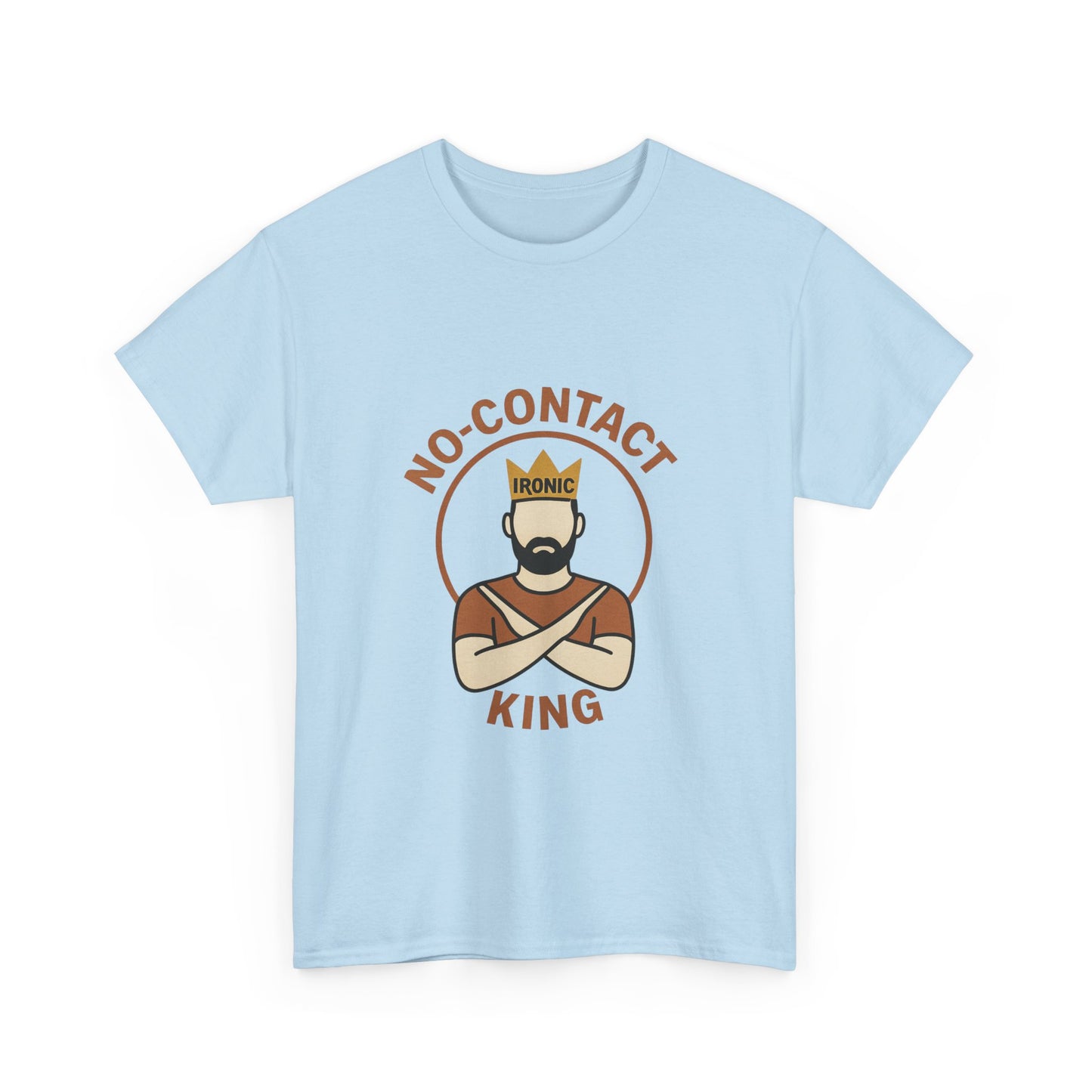 No-Contact King  – Narcissistic Survivor Tee | Lights