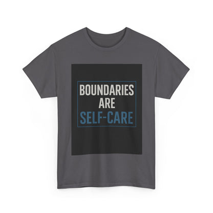 Boundaries Are Self-Care | Mental Health Awareness T-Shirt | Dark