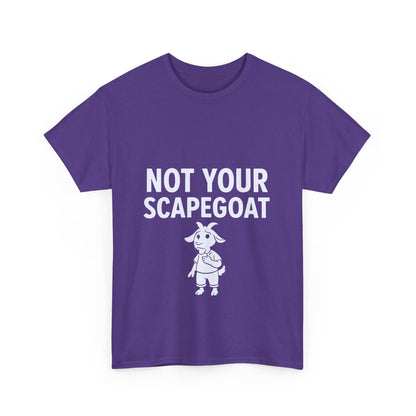 Not Your Scapegoat | Bold Mental Health & Narcissism Recovery Tee