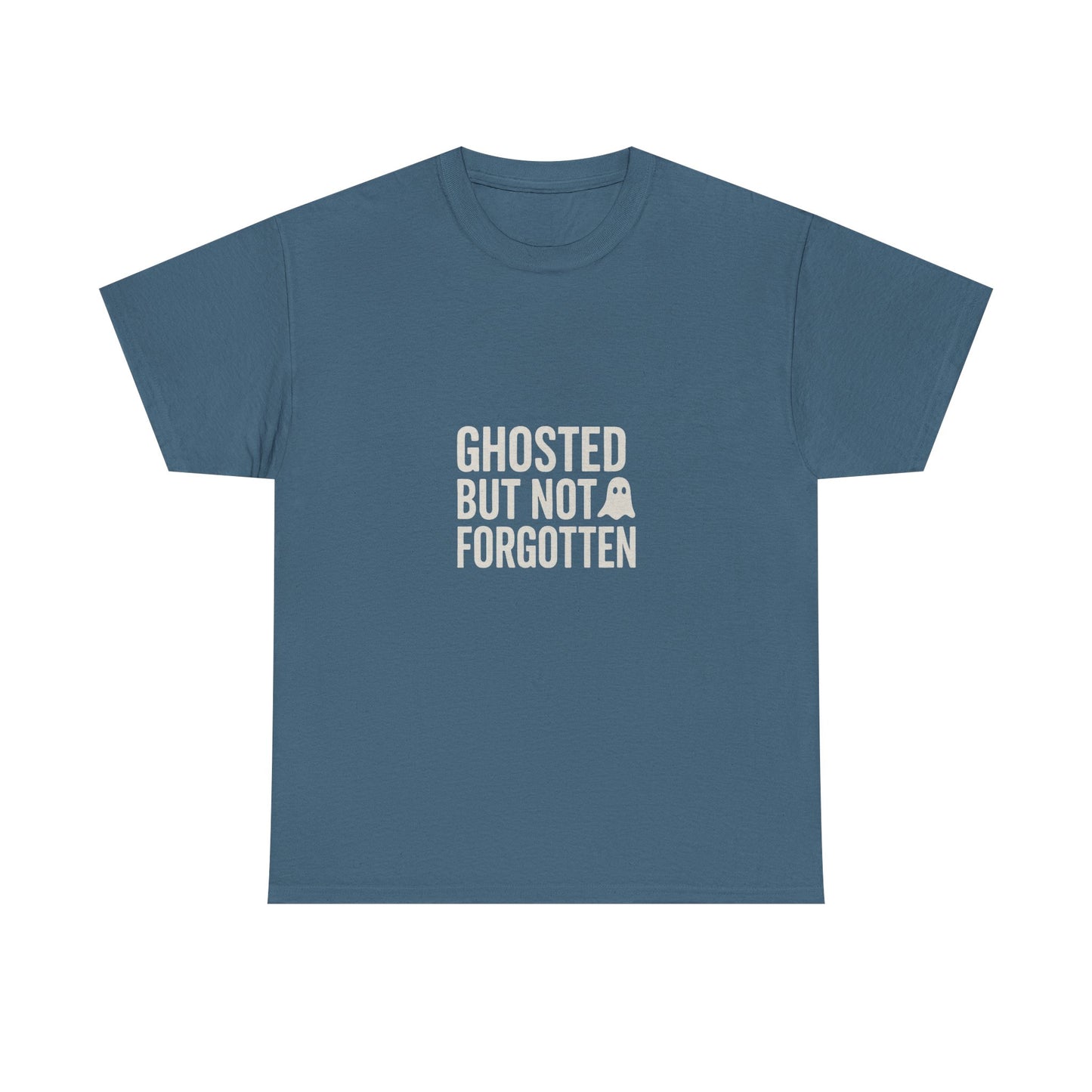 Ghosted But Not Forgotten™ | Retro-Spooky Ghost Graphic T-Shirt (Darks)