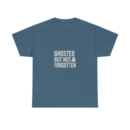Ghosted But Not Forgotten™ | Retro-Spooky Ghost Graphic T-Shirt (Darks)